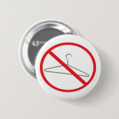 Badge Rond 5 Cm Cintre de manteau (Devant & derrière)