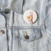 Badge Rond 5 Cm Circle Game Ok Got You (En situation)