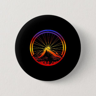 Badge Rond 5 Cm Circuit à vélo, Cadeau de cyclisme pour cyclistes,