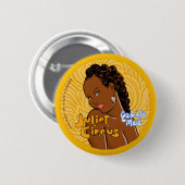 Badge Rond 5 Cm Cirque de Juliet - Gabriela Maia (Devant & derrière)