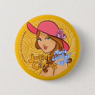 Badge Rond 5 Cm Cirque de Juliet - Maria Lucia Lola Arguti