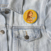 Badge Rond 5 Cm Cirque de Juliet - solénoïde de Daniela (En situation)