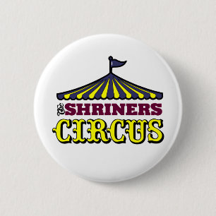 Badge Rond 5 Cm Cirque de Shriners