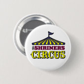 Badge Rond 5 Cm Cirque de Shriners (Devant & derrière)