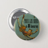 Badge Rond 5 Cm Cirque D'Hiver (Devant & derrière)