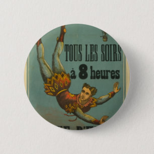 Badge Rond 5 Cm Cirque D'Hiver