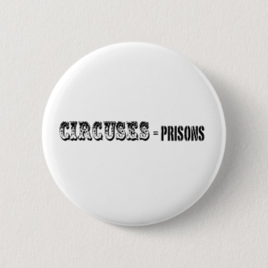Badge Rond 5 Cm Cirques = prisons (Devant)