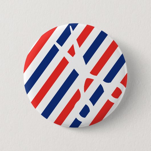 Badge Rond 5 Cm Ciseaux de coiffeur (Devant)