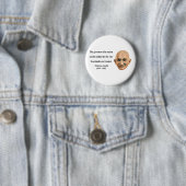 Badge Rond 5 Cm Citation 2b de Gandhi (En situation)