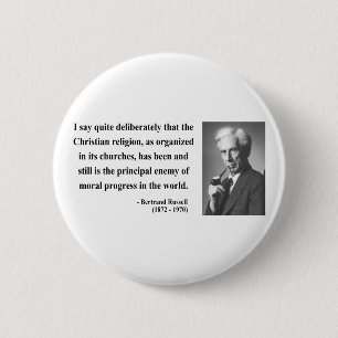 Badge Rond 5 Cm Citation 5b de Bertrand Russell