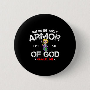 Badge Rond 5 Cm Citation Biblique Armure De Dieu Ephésiens 611 Pâq