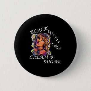 Badge Rond 5 Cm Citation d'art graphique afro-américain Femme noir