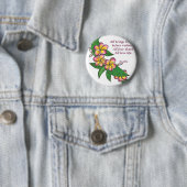 Badge Rond 5 Cm Citation de Bouddha (En situation)