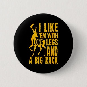 Badge Rond 5 Cm Citation de chasse de cerf drôle cadeau pour les c
