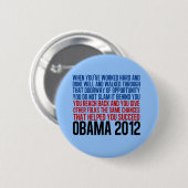 Badge Rond 5 Cm Citation de convention démocratique (Devant & derrière)