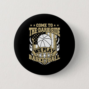 Badge Rond 5 Cm Citation de joueur de basket-ball de sport T-shirt