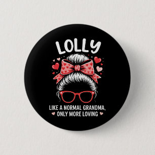 Badge Rond 5 Cm Citation de la Saint-Valentin pour grand-mère aima
