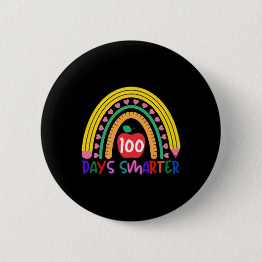 Badge Rond 5 Cm Citation De L'Enseignant 100 Jours De L'Enseignant (Devant)