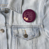 Badge Rond 5 Cm Citation de Little Women IV - Style mignon (En situation)