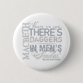 Badge Rond 5 Cm Citation de Macbeth Daggers (Devant)