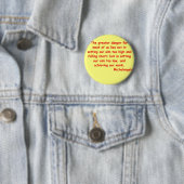 Badge Rond 5 Cm citation de Michaël Angelo (En situation)