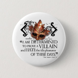Badge Rond 5 Cm Citation de Richard III