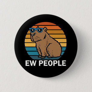 Badge Rond 5 Cm Citation drôle d'humeur ironique antisociale de ca