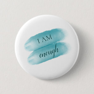 Badge Rond 5 Cm Citation Inspirante Simple Je Suis Assez Affirmati