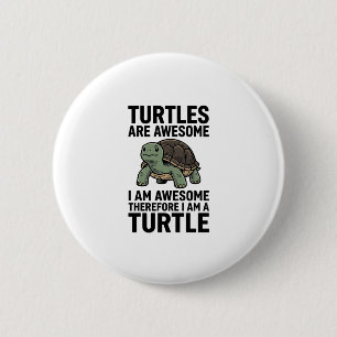 Badge Rond 5 Cm Citation Tortue Gravure Vintage Vecteur T-Shirt De