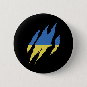 Badge Rond 5 Cm Citation ukrainienne Drapeau Ukraine Chemise Ukrai