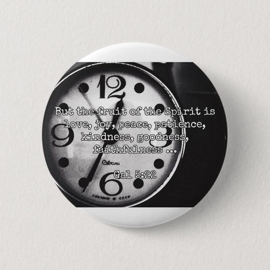 Badge Rond 5 Cm Citations de Dieu : 5h22 de gallon -- "Fruit de (Devant)