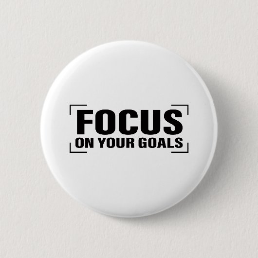 Badge Rond 5 Cm Citations de distraction Focus Citations d'art (Devant)