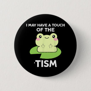 Badge Rond 5 Cm Citations De Sensibilisation sur l'autisme Drôle -