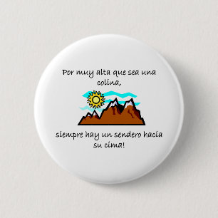 Badge Rond 5 Cm Citations d'Espagnol
