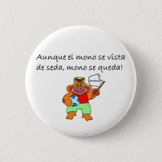 Badge Rond 5 Cm Citations d'Espagnol (Devant)