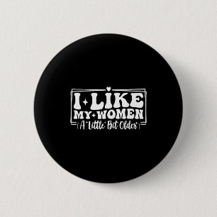 Badge Rond 5 Cm Citations drôles de couples J'aime mes femmes un p