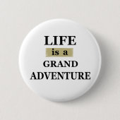 Badge Rond 5 Cm citations motivationnelles sur la vie (Devant)