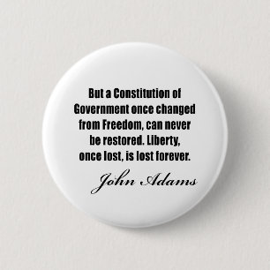 Badge Rond 5 Cm Citations politiques par John Adams
