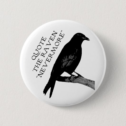 Badge Rond 5 Cm Citez Raven (Devant)