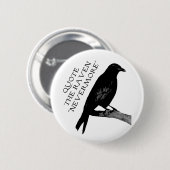 Badge Rond 5 Cm Citez Raven (Devant & derrière)