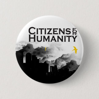 Badge Rond 5 Cm Citoyens pour l'humanité