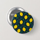 Badge Rond 5 Cm Citron (Devant & derrière)
