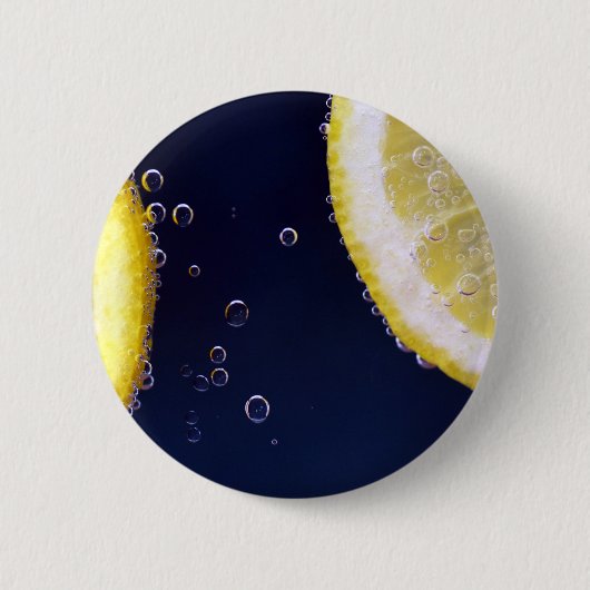 Badge Rond 5 Cm Citron (Devant)