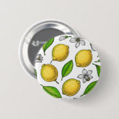 Badge Rond 5 Cm Citrons (Devant & derrière)