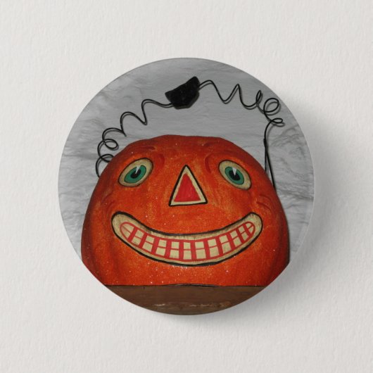 Badge Rond 5 Cm Citrouille de grain (Devant)