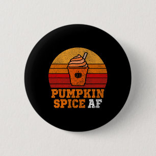Badge Rond 5 Cm Citrouille Épice Af Amusants Hommes Mari Vêtements
