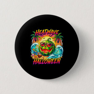 Badge Rond 5 Cm Citrouille jack o lantern de la chaleur halloween 