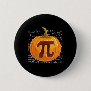 Badge Rond 5 Cm Citrouille Pie Math Fun Halloween Thanksgiving Pi 