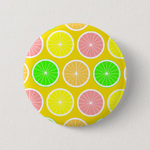 Badge Rond 5 Cm Citrus