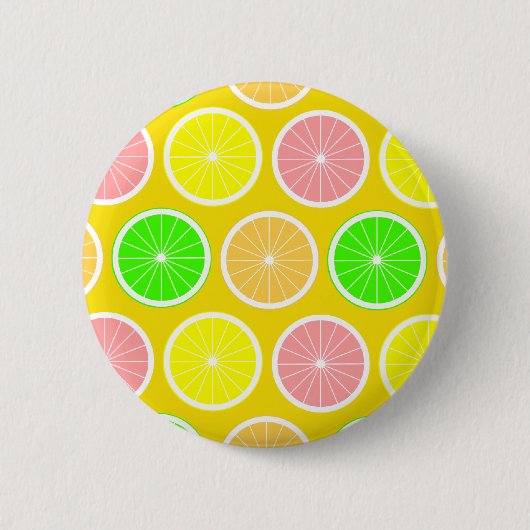 Badge Rond 5 Cm Citrus (Devant)